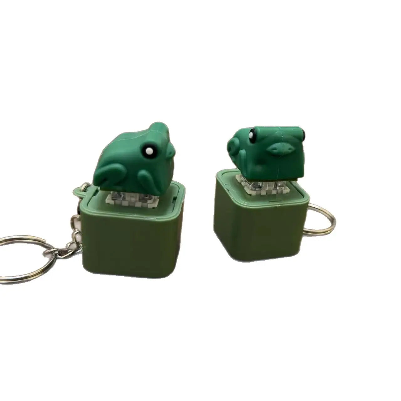 Quacking Duck Keyboard Keychain Button Pinch Music Pendant Funny Fidget Toy for Relaxation (1 Pc)