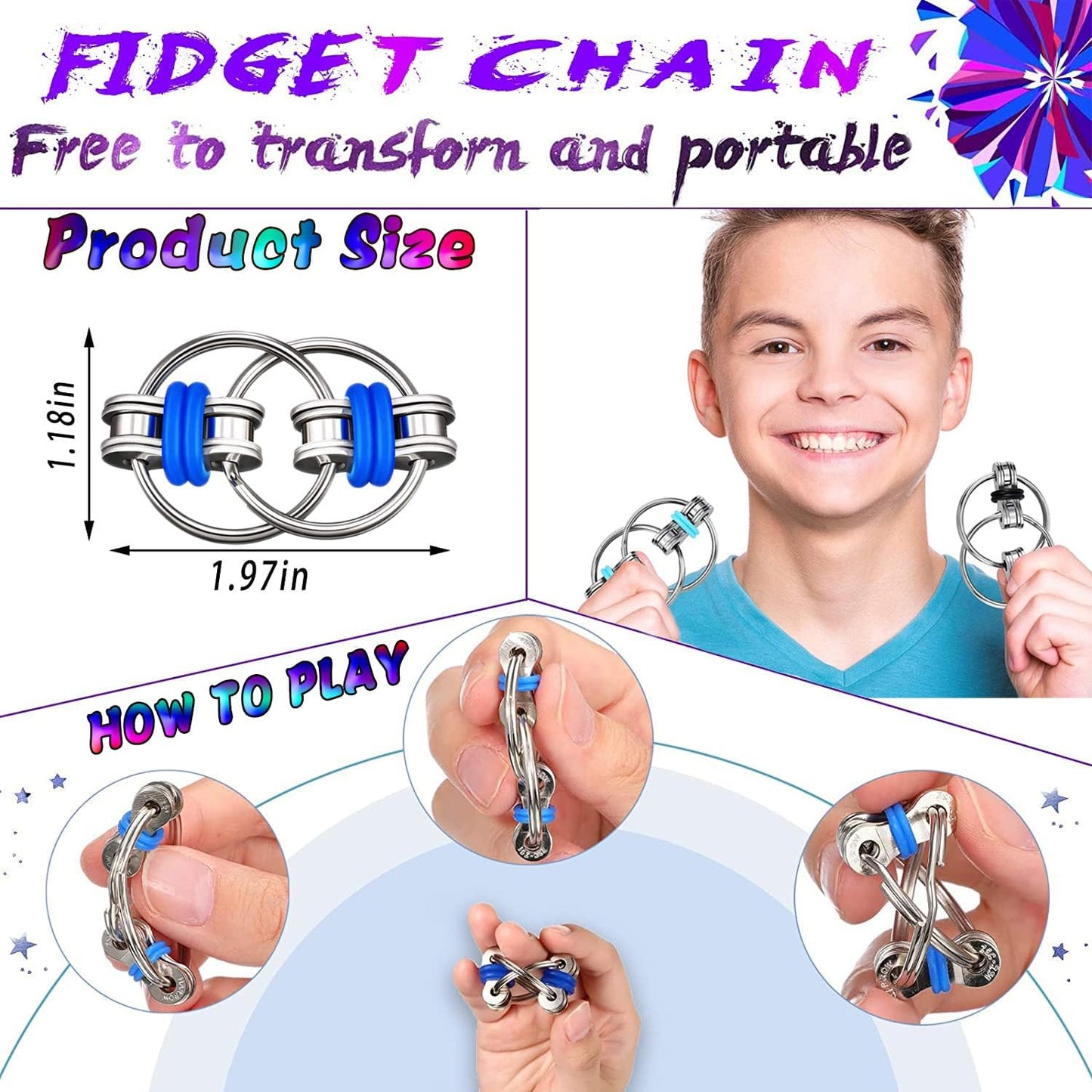 Fidget Toys Adults Set, Easter Basket Stuffers for Kids Teen Autism Sensory Toys