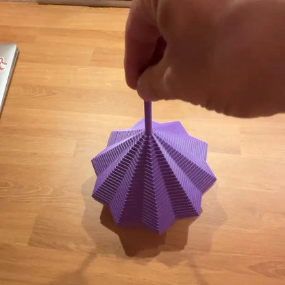 3D Printed Large Star Fidget - Hexagonal Design with Fidgeting Feature Decor Ornaments