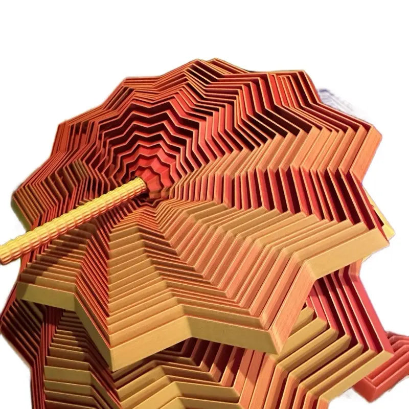 3D Printed Large Star Fidget - Hexagonal Design with Fidgeting Feature Decor Ornaments