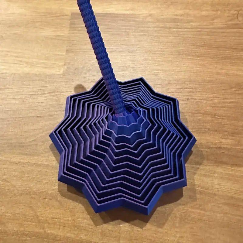 3D Printed Large Star Fidget - Hexagonal Design with Fidgeting Feature Decor Ornaments