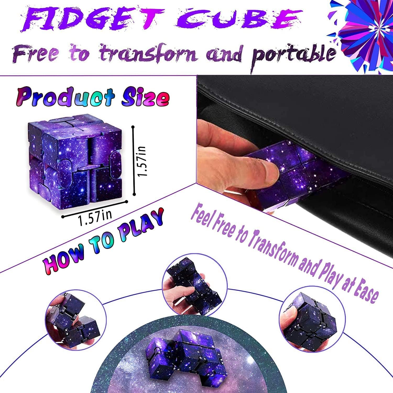 Fidget Toys Adults Set, Easter Basket Stuffers for Kids Teen Autism Sensory Toys